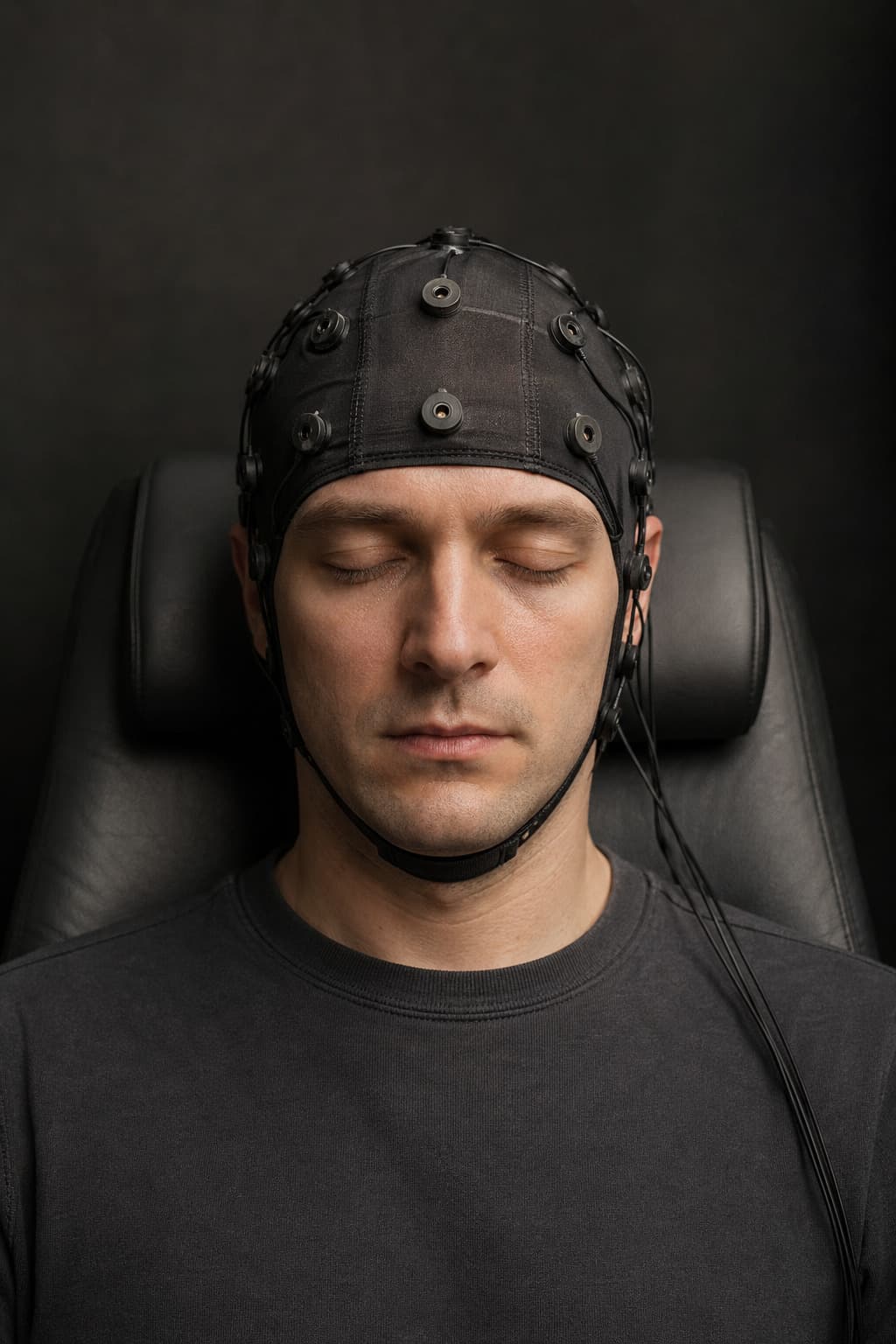 Brain map session showing neural activity patterns